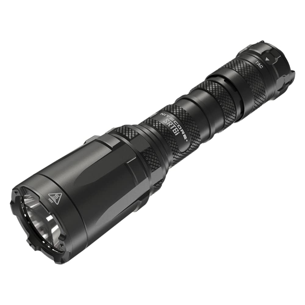 

Ручной фонарь NITECORE SRT6i 2100 люмен Использует 21700 Специальный перезаряжаемый аккумулятор Литий-ионный чёрный