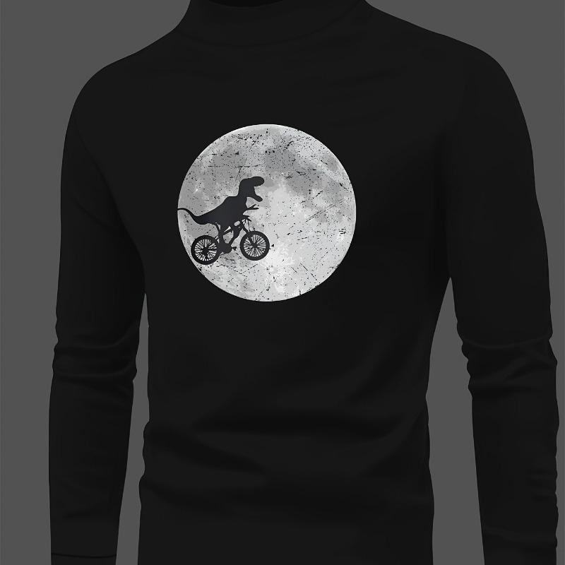 

Men s Long Sleeve Tee, Fleece Lined Cotton-Bamboo Blend, Solid Slate Gray, Warm Winter Casual Layer XXL