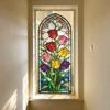 Simulation of Tulip Outdoor Balcony Glass Display Window Sticker