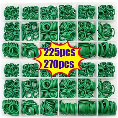 225 Stück/270 Stück Gummi-O-Ring Dichtung Hohe Qualität Auto Klimaanlagen-System Dichtung Universelles Dichtring-Sortiment