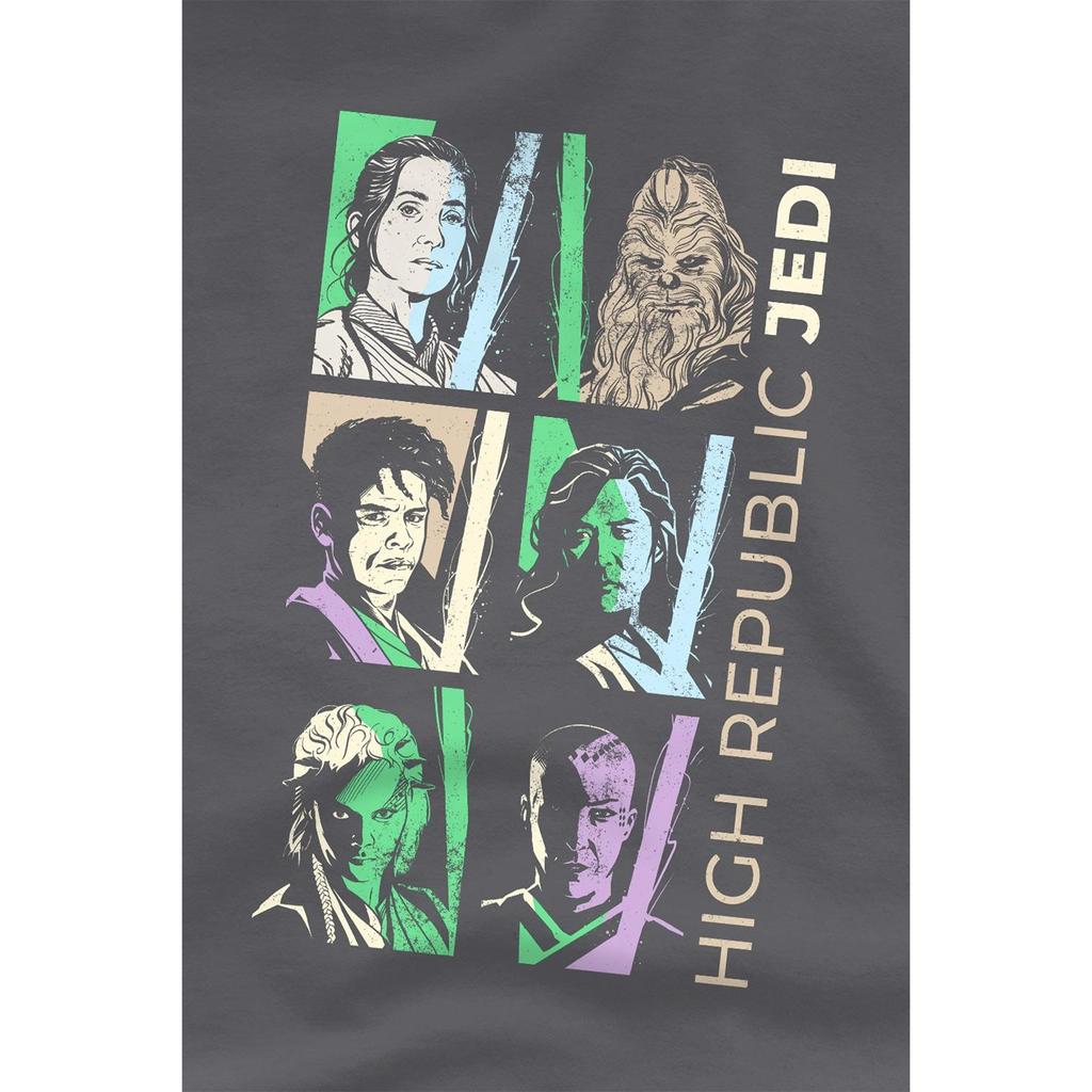 Star Wars: The Acolyte Mens High Republic Jedi Pastel T-Shirt