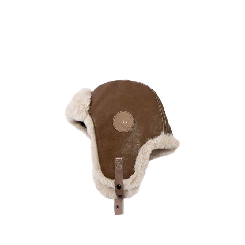 

LCsanyp Retro PU Leather Earflap Aviator Hat One Size (55-58cm)