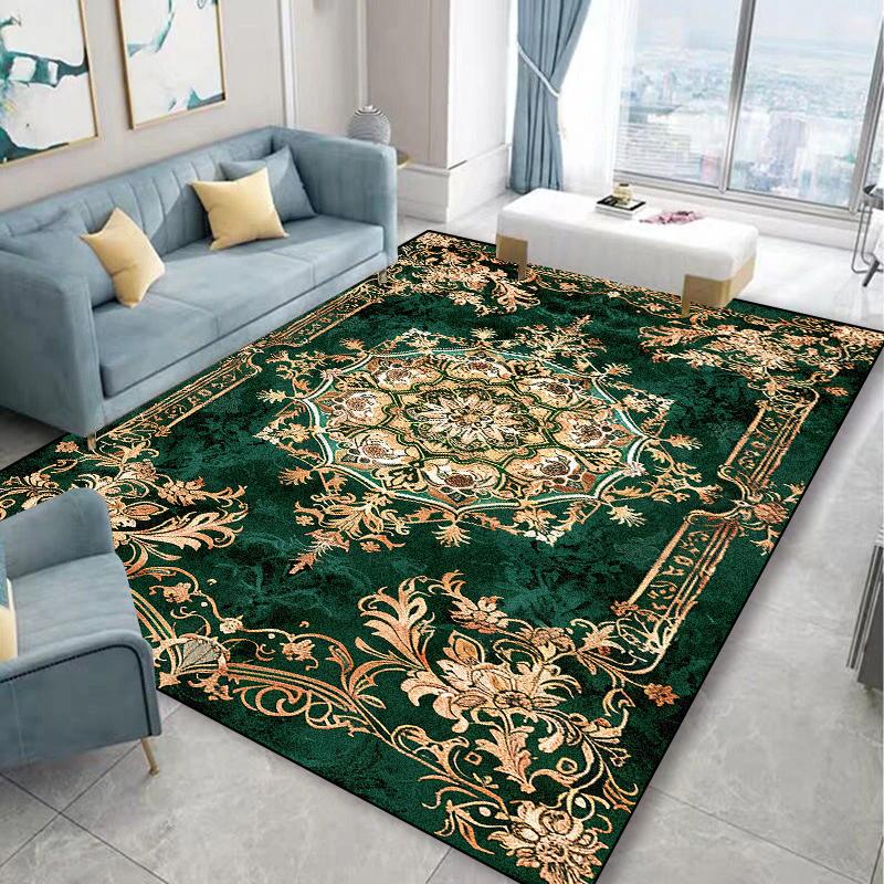 Vintage Persian Large Carpet for Living Room Decoration Carpets High-end Luxury Lounge Bedroom Rugs Non-slip Coffee Tables Mat