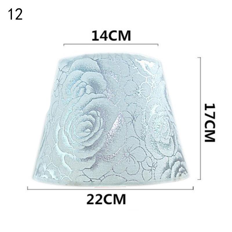 European Retro Style Table Lampshades PVC Sheepskin Fabric Floor Lamp Shade Bedroom Bedside Home Decor Wall Lamp Shell Cover