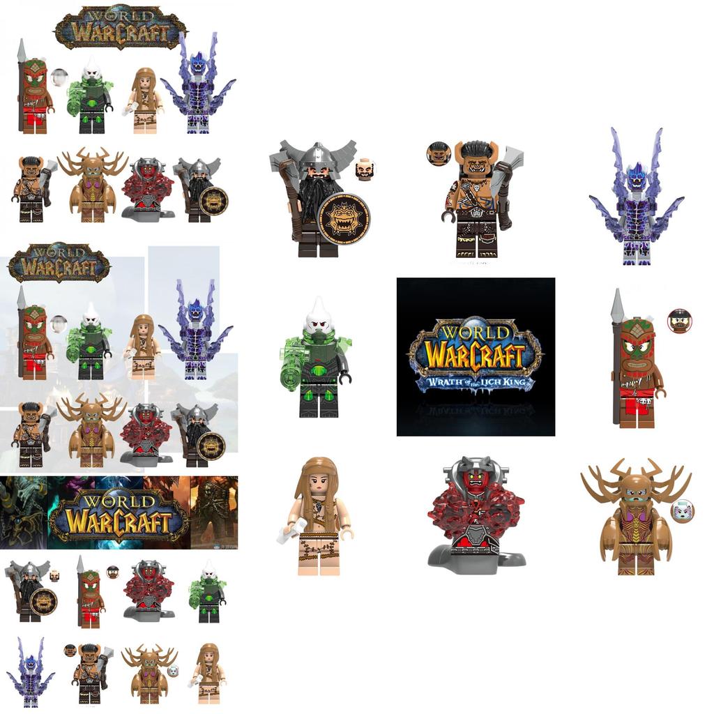 X0285 Evil Dwarf Mechanical Virus Soldier Building Blocks Toy Diy Abs Material Non-electric