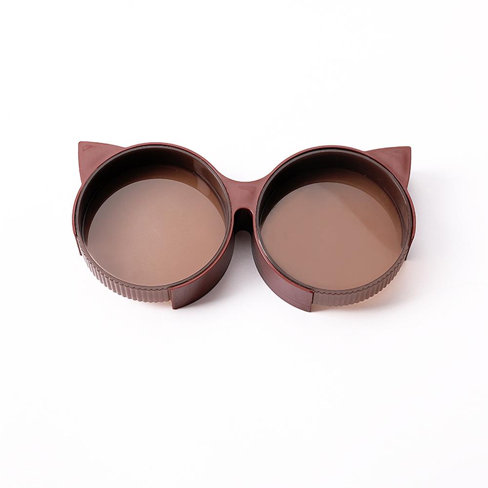 

Pet Double Bowl: Dog Bowl & Cat Bowl Set for Food & Water, Anti-Spill Feeding Bowl Water Dish, Non-Tip Pet Food Bowl Water Bowl, бордовый