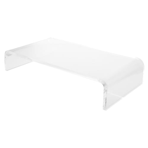 

Toyvian Clear Acrylic Keyboard Cover for Desktops, Water-Resistant, Scratch-Resistant, Universal Design, Multi-Function Storage Stand Compatible