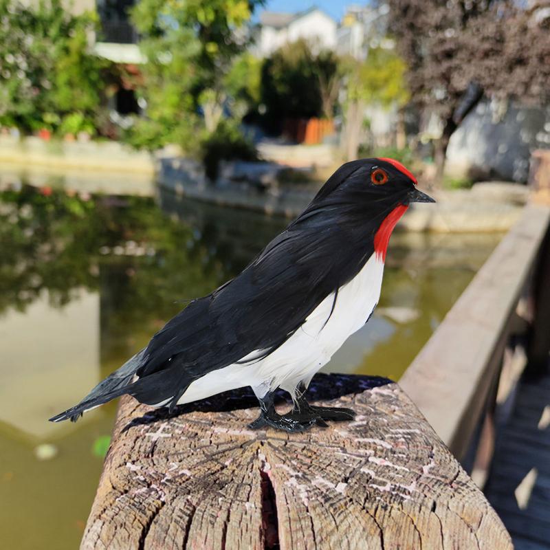 

Bird Sculptures Table Decor Decorative Artificial Feather Statue Ornament Animal Collectible Figurines Realistic Aesthetic Room spain