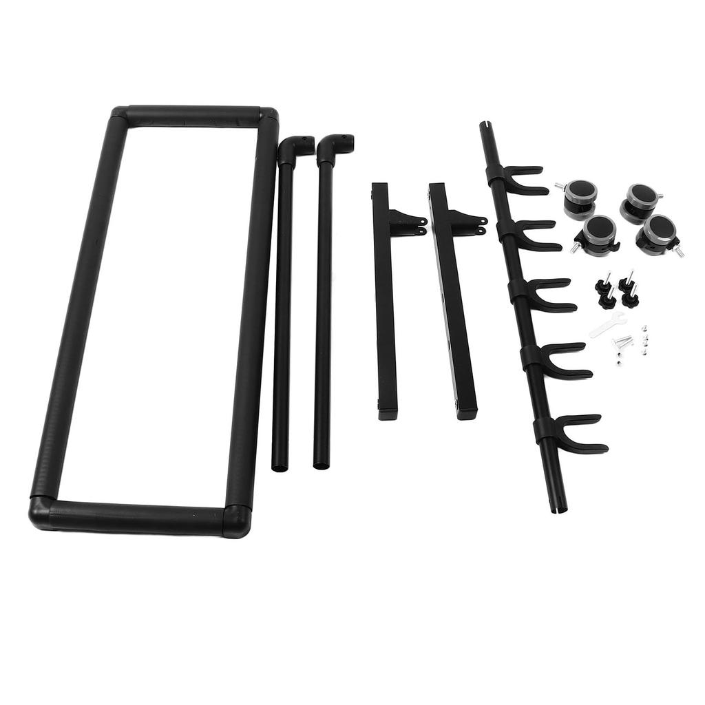 Guitar Display Holder with Scratch Display Multiple Metal and EVA Suitable for All Types of For Stores Multi-Guitar Stand, Wheels, Protection,