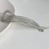 Korean Style Frosted Large Banana Hair Claw Clip for Elegant Updos
