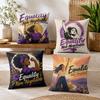 Equality NonNegotiable Cushion Cover Durable Hypoallergenic Organic Linen Pillow Cover Short Size Washable SkinFriendly