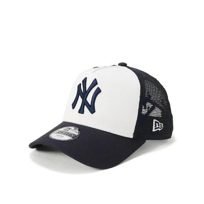 Gorra de Malla New Era Niños Juventud MLB Algodón NY YOUTH YTH 940AFTR NEYYAN MESH NVY 14392018 NER36K3908 9FORTYA-Frame Blanco/Azul Marino 52-56cm