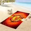 Epic MUFC Journey Print Beach Towel, Large Soft Quick Dry Towel for Beach Camping Swimming