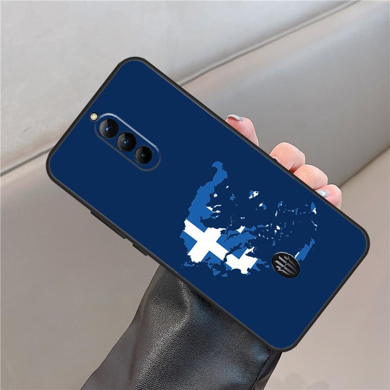 Greece Greek National Flag Case For ZTE Nubia Red Magic 11 10 8 9 8S 9S 10S Pro Plus 6 7 6S 7S For RedMagic 10 Air Cover