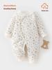 Autumn-Winter Quilted Jumpsuit: Warm Infant Bodysuit for Toddlers, Girls Size 73