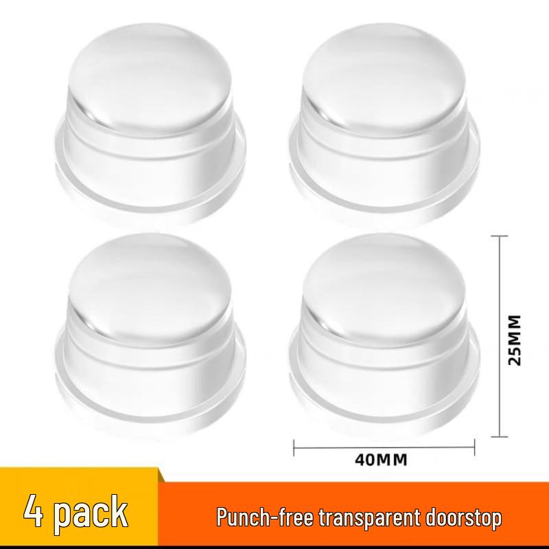 Transparent Silicone Door Stopper & Anti-Collision Pad