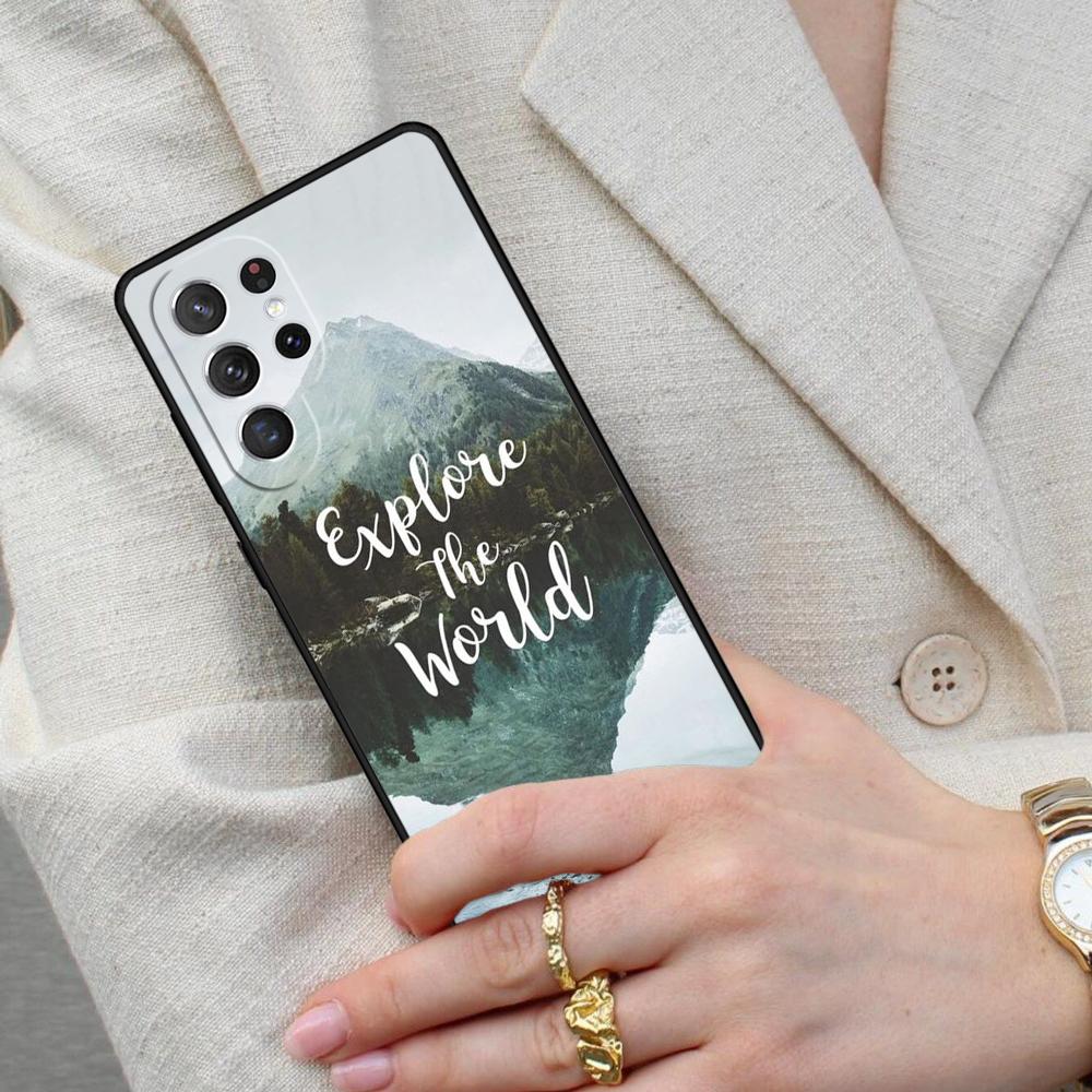 Travel Mountain Sea Beach Cell Phone Case for Samsung Galaxy S26 Ultra S25 S24 S23 S22 S21 S20 Note10 Cover