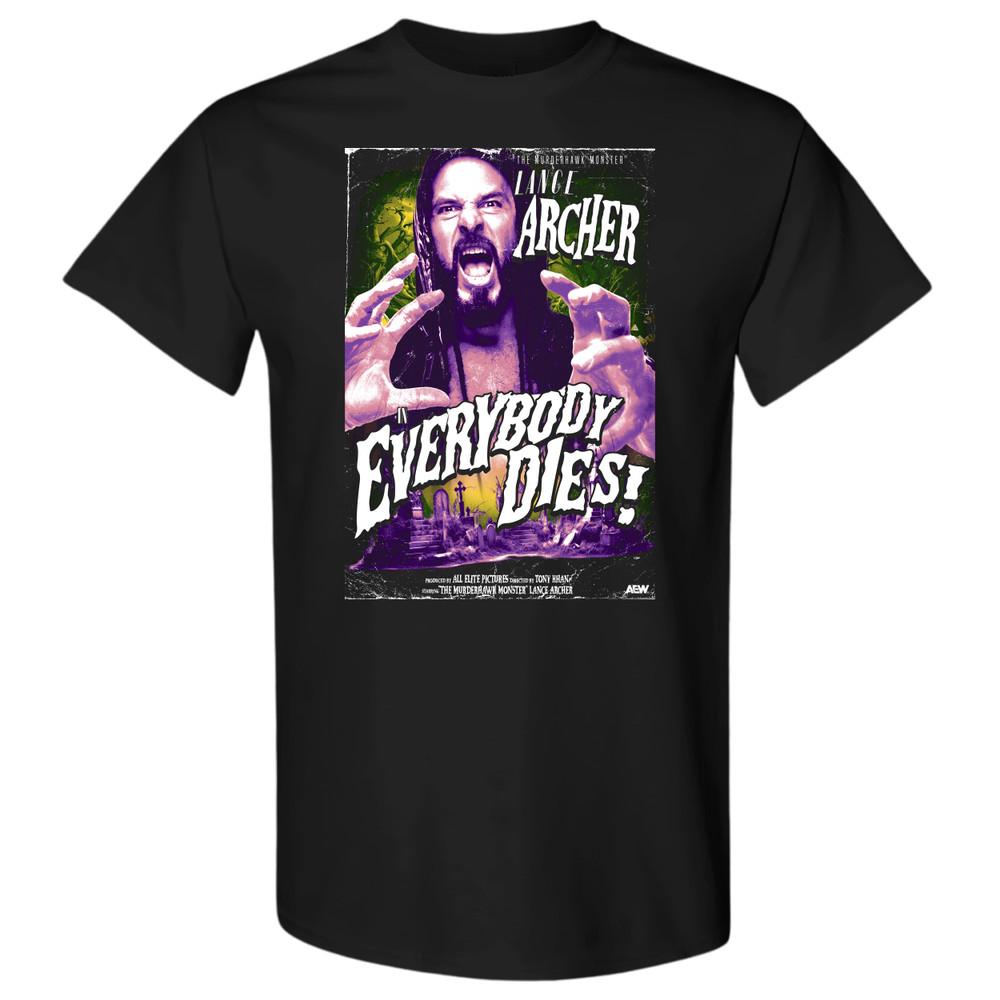 Lance Archer  Everybody Dies AEW Official TShirt Unisex T-Shirt XXL
