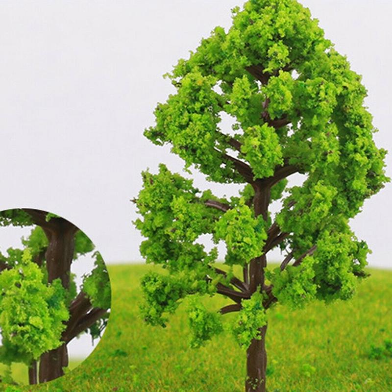 Train Model Trees Railway Architectural Plastic Diorama Display Supplies
