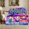 Soft Kpop Demon Hunters Blanket Perfect for Snuggling Up on the Sofa, Ideal for Cozying Up in the Bedroom