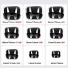 H 1PCS For Honda Fit City Accord Fit VEZEL HRV Odyssey H Emblem Badge Car Hood Grill Rear Trunk Steering Wheel Logo Accessories