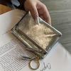 Women Leather Zipper Coin Purse Lightweight Mini Wallet with Key Holder Clutch Credit Card Cash Holder Money Bag Storage Pouch