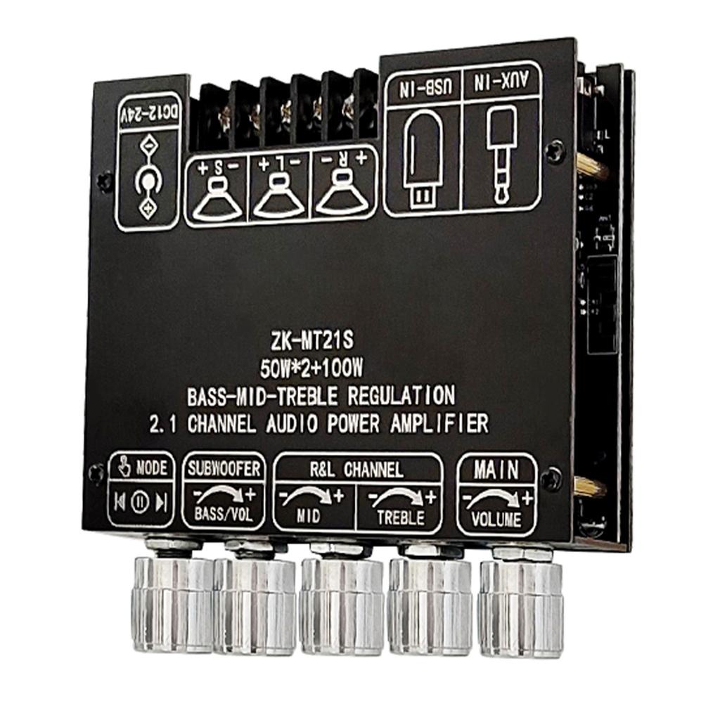 Audio Amplifier Board TWS Bluetooth 2.1 Sound Channel Subwoofer Stereo Amp Module