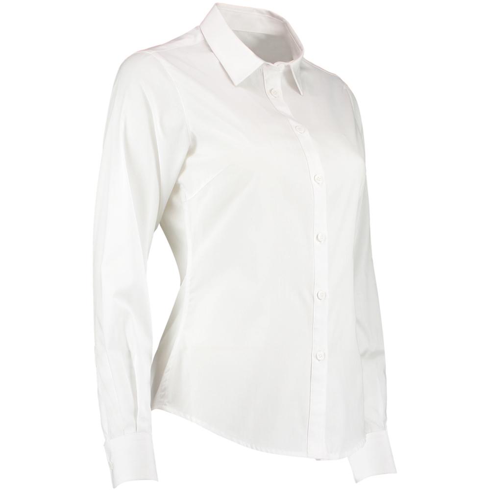 Kustom Kit Womens/Ladies Long Sleeve Tailored Poplin Shirt