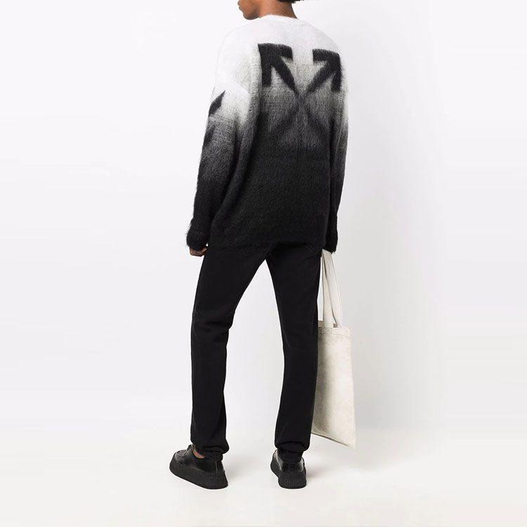 OFF WHITE FW21 Sweater Fall Men's Black OMHE098F21KNI0011010