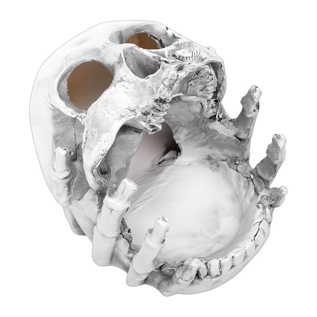 Jewelry Tray Gothic Style Creative Resin Skull Trinket Dish for Ring Earring Necklace Bracelet