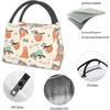 Funny Sloths Lunch Bag Reusable Portable Insulated Cute Animal Large Lunch Box Tote Bag for Women Men School Work Office