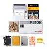 Kodak Mini 2 Retro 4PASS Smartphone Printer X Printer Body Accessory White Printer/Instant Printer/Cheki (5.3 8.6cm) + (8 Sheets) + 30-sheet Bundle,