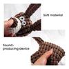 Squeaky Plush Dog Toy Tear-resistant Dog Chew Toy Cute Animal Shapes Dog Dental Cleaning Toy for Small Medium Large Dogs