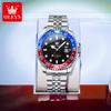 OLEVS Mens Watch Original Calendar Quartz Wristwatch Waterproof Luminous Business Men's Hand Clock Watches For Men