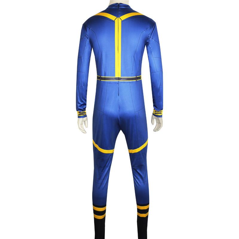 Cosplay oblek Cyclops z X-Menů ze spandexového materiálu pro hraní rolí v anime a hrách