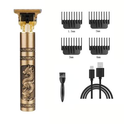 Ganzmetall Vintage T9 Maschine Damen Haarschneidemaschine Friseur Professionelle Haarschneidemaschine 0 mm Nasen- und Ohrentrimmer Finish Man