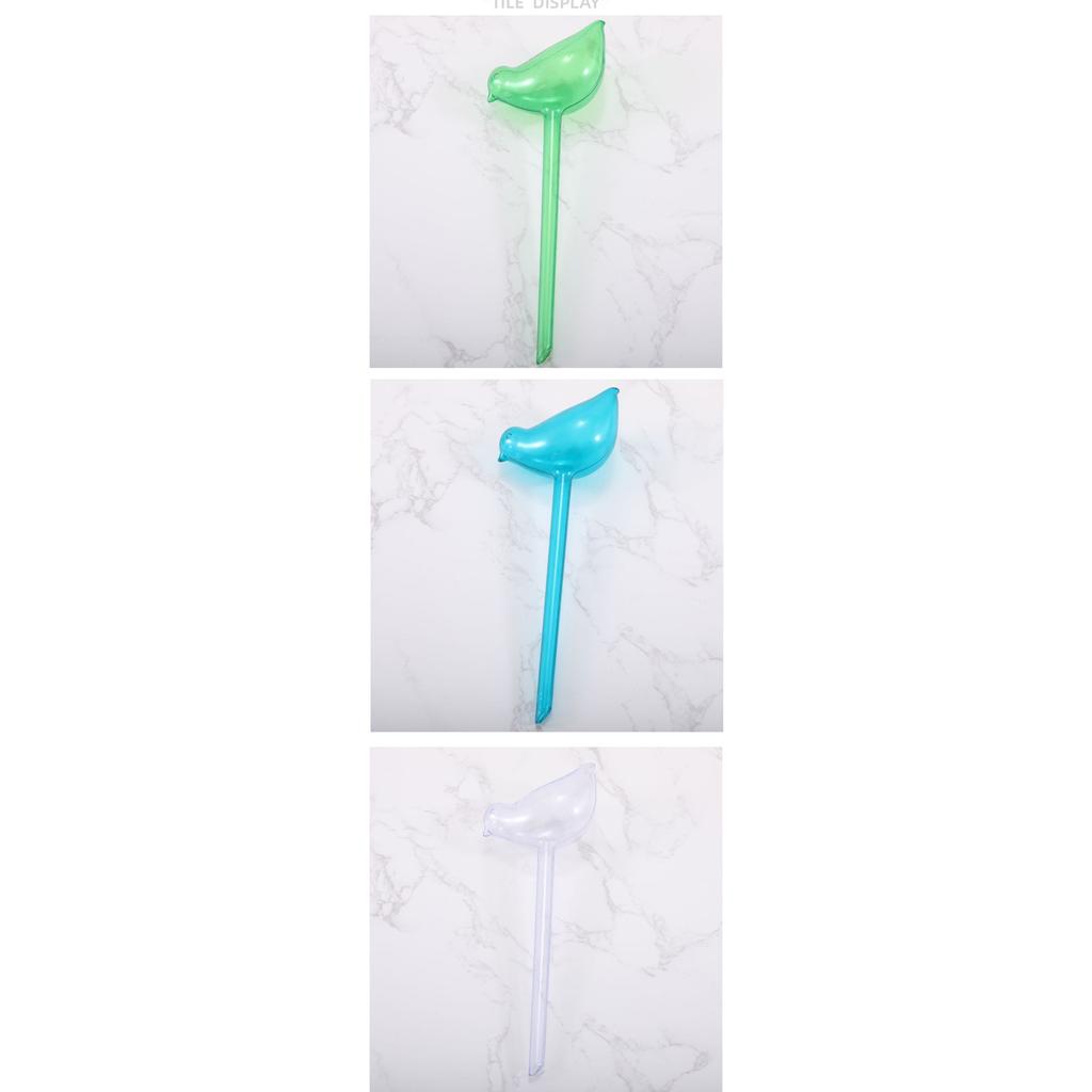 PVC Plastic Bird Plant Watering Globe Dispenser for Indoor Plant Flower Outdoor Houseplant Watering Bulb Dripper