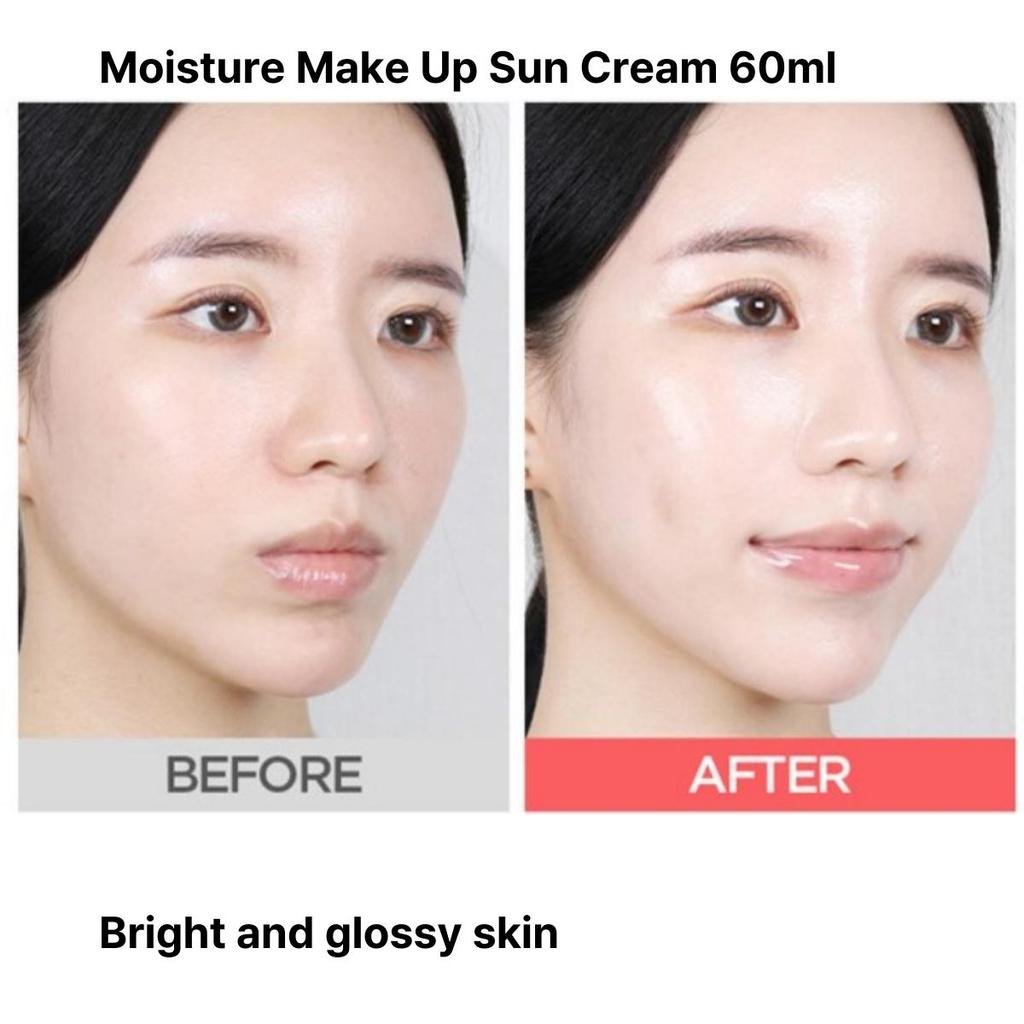 [HOLIKA HOLIKA] Make Up Sun Cream 60ml /Moisture Make Up Sun Cream 60ml