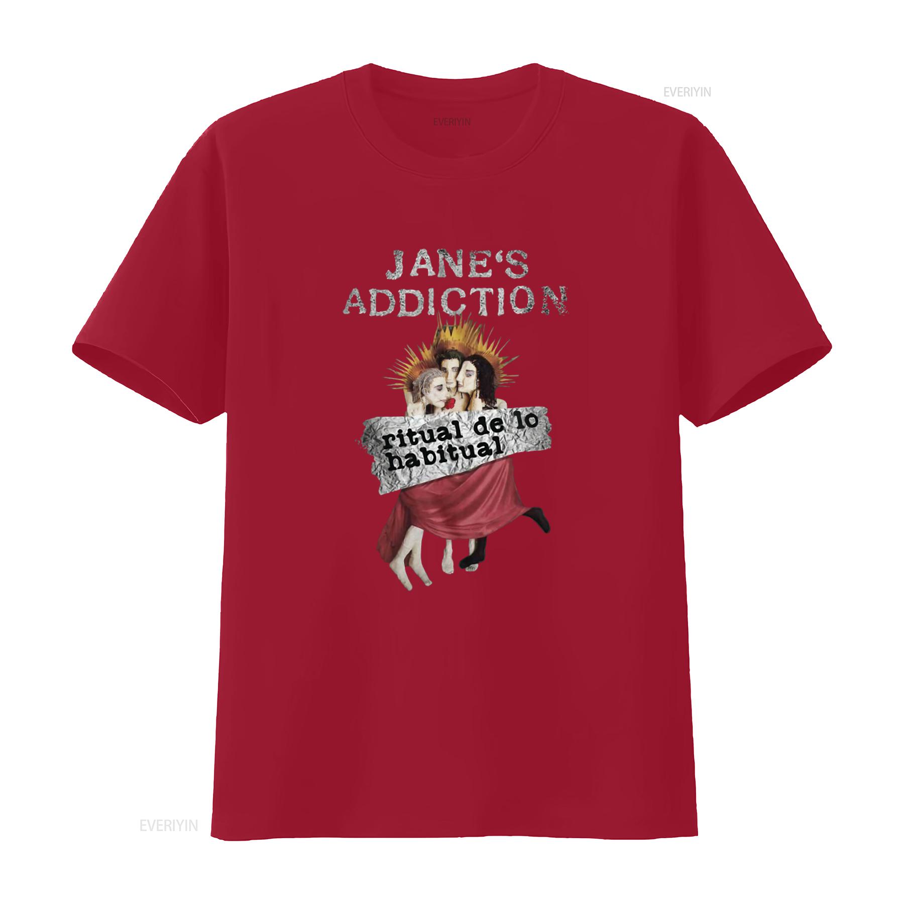 Janes Addiction Ritual De Lo Habitual Black Mens Licensed Rock Band T Shirt vintage Washed graphic streetwear Unisex S