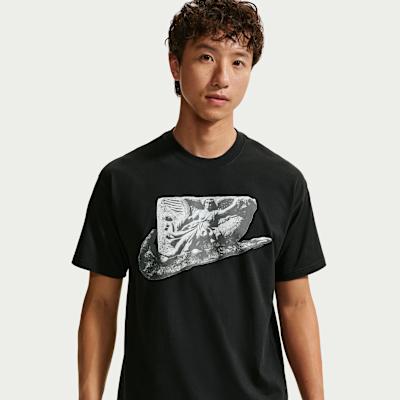 Nike T Shirts Men s Black Crew Neck M