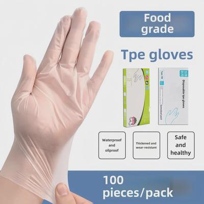 Thickened Durable TPE Disposable Food Grade Gloves for Kitchen and Baking