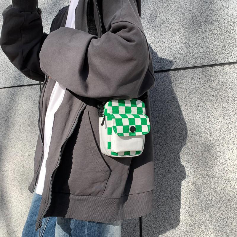 Urban Chic Quilted Small Crossbody Bag For Women Soft Polyester Canvas