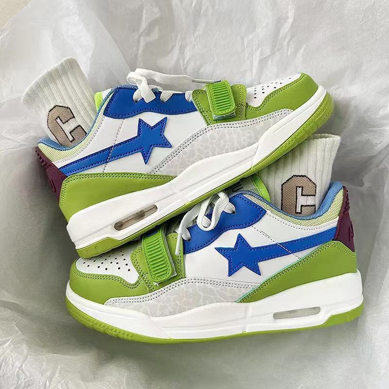 Herren Trend Luftkissen Stern Sneaker Herbst und Winter Atmungsaktive Air Force Board Schuhe Lässige Laufschuhe Herrenschuhe