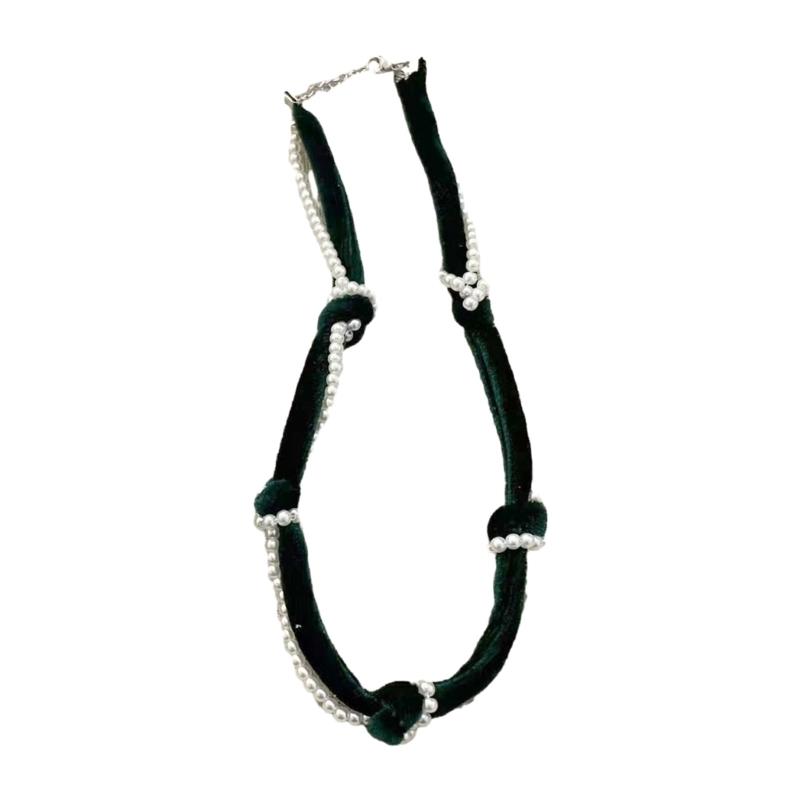 Adjustable Choker Necklace Soft and Comfortable Necklace Woven Necklace Beads Necklace Perfect for Fashionable Women