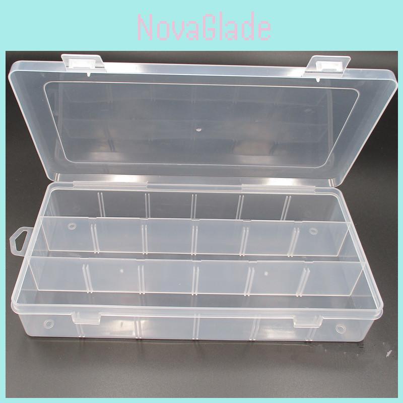 Durable Pp Plastic Organizer Box With Lidded Design Perfect For Crafts And Small Parts