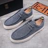 Autumn new men's casual single shoes flat-soled sailing shoes soft-soled lightweight fisherman shoes sports board shoes