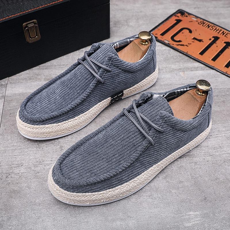 Autumn new men's casual single shoes flat-soled sailing shoes soft-soled lightweight fisherman shoes sports board shoes