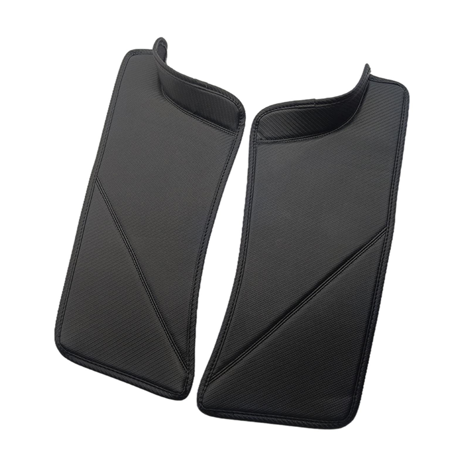 

Защита заднего порога автомобиля для модели Y из искусственной кожи, антигрязный коврик для заднего сиденья, анти-ударная накладка, автомобильные аксессуары 2