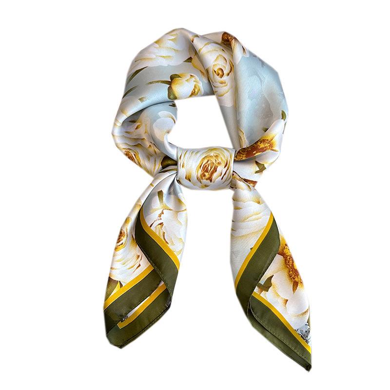 

Модные платки, шейные шарфы, женские маленькие шали, бандана, платки на голову 70 см 70x70cm