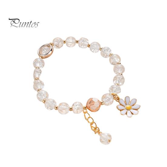 

Студенческий браслет с подсолнухом и бисером, сладкий корейский стиль, универсальный браслет, подарок для девочек 5